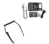 Qsnfda Support Telephone Moto pour NC700D pour NC750D 2014-2020 2019 Support De Téléphone Portable Chargeur USB Moto Support De Navigation(B and 22mm)