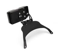 Qsnfda Support Telephone Moto pour Support Support Téléphone Portable Tricity Support Plaque Navigation GPS Accessoires Moto Noirs(Wireless - kit)