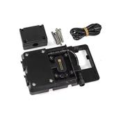 Qsnfda Support Telephone Moto pour Tiger 1200 GT pour Explorer 2022 Support D'adaptation pour Phone Support Plaque Navigation GPS Pare-Brise Moto(USB Charging)