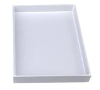 QSNYJPL Bac Plastique Rectangulaire PP, Bac a Vidange Voiture, Scellé et Étanche, Bac de Retention pour Laboratoires, Maisons, Cuisines(40x35cm/16x14in)