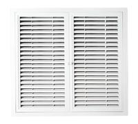 QSNYJPL Cache-radiateur moderne avec 2 portes et poignée d'armoire/armoire avec volets creux pour salle de bain (60 x 80 cm/24 x 31,5 pouces)