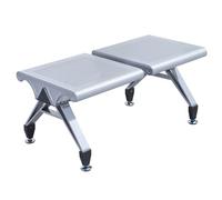 QSNYJPL Chaise Visiteur, Bancs de Salle d'Attente 2 Places en Acier Laminé à Froid pour Aéroport, Hôpital, Banque, Hall, Salle de Conférence, Capacité de Charge 600 Kg