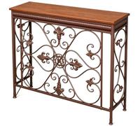 QSNYJPL Étagère Radiateur, Cache Radiateur, Étagère Décorative | Console Ajourée avec Tablette de Rangement pour la Maison, Supportant Une Charge de 80 Kg(Brown,90x24x80cm/35x9.5x31in)
