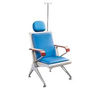 QSNYJPL Fauteuil avec Support à Perfusion, Fauteuil Inclinable avec Dossier et Accoudoirs, Charge Maximale 300 Kg, de Premiers Secours pour Hôpitaux et Cliniques(Blue)
