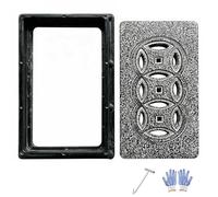 QSNYJPL Grille d'Evacuation et Cadres Décoratifs, Couvercle de Regard Invisible Rectangulaire en Fibre de Carbone Encastré pour Cour, Jardin, Allée(60x30x3cm/24x12x1.2in)