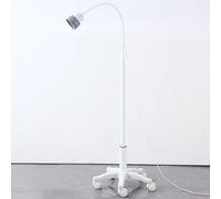 QSNYJPL Lampe Sans Ombre Mobile, Lampe d'Examen Chirurgical À LED, Hauteur Fixe pour Usage Gynécologique, Ambulatoire, Médical, Dentaire et Vétérinaire