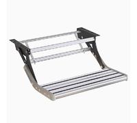 QSNYJPL Marchepied Pliable d'Entrée Antidérapants Marche Pied Caravane avec Capacité de Charge de 200 Kg Compacts Extensibles ou Repliables d'une Seule Main