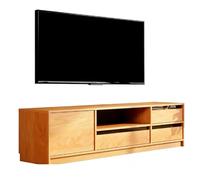 QSNYJPL Meuble de Tele pour de 80" et Moins, Bois Meuble TV avec 3 Tiroirs Et Système De Gestion des Câbles, Table TV Multimédia pour Salon Ou Chambre(Yellow,180x40x50cm/71x16x20in)
