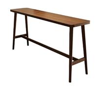 QSNYJPL Table de Bar Rectangulaire, Table Haute Mange Debout avec Structure en Bois Robuste pour Bistrot, Salle à Manger, Salon, Terrasse, Supportant Jusqu'à 100 Kg(180cm/71in)