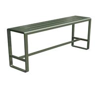 QSNYJPL Table de Bar Table Haute Mange Debout Cuisine Plateau Rectangulaire en Fer avec Pieds Robustes en Métal Modèle Modulable pour Cuisine, Salon, Entrée(Green,120cm/47in)