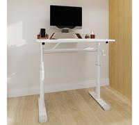 QSOST Adjustable Study Desk for Kids & Adults - Height-Adjustable, Multi-Purpose Home/Office Desk, Compact Design