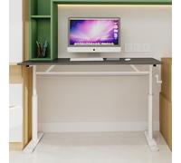 QSOST Bureau d'étude réglable pour Enfants et Adultes - Hauteur réglable, Bureau Multifonction pour Maison/Bureau, Design Compact (Gray, 60 * 120)