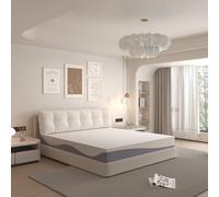 QSOST Matelas 90x200 cm, Luxe Matelas 7 Zones de Confort - Épaisseur 20 cm, Mousse à mémoire de Forme - Durable - Respirante - Fermeté Moyenne - Matelas à Ressorts (Épaisseur 20 cm - A, 90 x 200 cm)