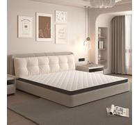 QSOST Matelas 90x200 cm, Luxe Matelas 7 Zones de Confort - Épaisseur 20 cm, Mousse à mémoire de Forme - Durable - Respirante - Fermeté Moyenne - Matelas à Ressorts (Épaisseur 7 cm, 90 x 200 cm)