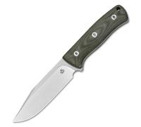 QSP Couteau Bison V2, Lame Satinée D2, Manche Micarta Vert QS134-C