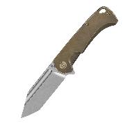 QSP Couteau Rhino M390, Titane, bronze stonewashed QS143-D