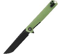 QSP Knife Mantis Nitro V, Black Glow-in-the-Dark G10 Linerlock QS176-B2