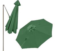 QSPNVFB 300cm Rond Auvent De Parasol Déporté 8 Baleines Toile De Rechange Pour Parasol De Piscine Jardin, Couverture De Rechange Pour Parapluie Déporté(Dark green,Single top-3m(10ft))