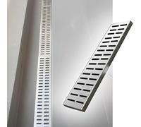 QSPNVFB Grille De Caniveau Jardin 10cm 20cm Étroits Grille D'évacuatio De Sol En Acier Inoxydable, Grille De Drainage D'égout Pour Cuisines Piscine(50x15CM(20"x6"))