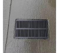 QSPNVFB Grille De Caniveau Trottoir, Étroits Grille De Drainage D'égout En Plastique, Drain De Sol Filtre De Drainage À Eau De Pluie Pour Piscine Jardin(Black,50x30cm(19.5"x12"))