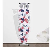 QSPNVFB Housse De Rechange pour Planche À Repasser 110x32 Cm Résistants À La Chaleur Housse Table À Repasser avec Rembourrage Épais, Réglable(Flower)