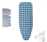 QSPNVFB Housse Table À Repasser 110X40 100x34 90x30cm Cotton Housse pour Table À Repasser Réglable, Heat Reflect Housse Table À Repasser avec Rembourrage(Turquoise,110x40 cm/15x45 in)