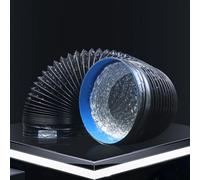 QSPNVFB Noir Tuyau Flexible Ventilateur Conduit D'Evacuation Seche Linge Ø15 20 30 40 50cm Conduit D'Air En Aluminium PVC Pour Climatisation Usine Hotte(L 4m(13ft),D 17cm(6.7"))