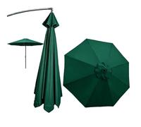 QSPNVFB Rond Auvent De Rechange Pour Parasol 8 Baleines 2m 2.3m 2.5m 2.7m 3m 3.5m 4m Toile De Rechange Pour Parasol De Table Terrasse Housse Pour Parapluie(Dark green,4 m/13ft)