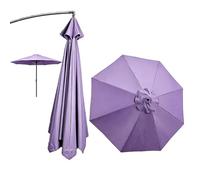 QSPNVFB Rond Auvent De Rechange Pour Parasol 8 Baleines 2m 2.3m 2.5m 2.7m 3m 3.5m 4m Toile De Rechange Pour Parasol De Table Terrasse Housse Pour Parapluie(Purple,3.5 m/11.5ft)