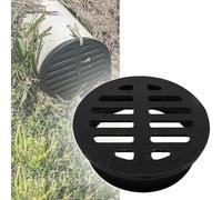 QSPNVFB Rond Grille De Drainage En Fonte, Siphon De Sol Jardin Anti-Blocage Couvercle De Bassin D'égout Encastré Drain De Plancher Pour Cour Toit Pelouse(25cm/10inch)