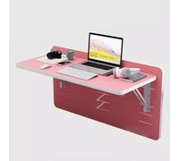QSPNVFB Table De Chevet Pliante, Petite Bureau D'ordinateur Flottant, Table À Manger Mural Rabattable pour Dortoirs Salon D'étude Blanchisserie(Pink,70cm(28"))