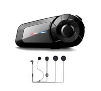 QSPORTPEAK MX1 Intercom Moto Casques 2 Voies Communication Systèmes Oreillette Bluetooth pour Casque Moto/ATV 2 Unités 1200M, écouteur Bluetooth pour Casque Motocyclette/ATV (1 Unités)