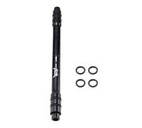 QSTDGVPW 1 Pièce Adaptateur de Moyeu pour Axe Traversant Ensemble Conversion Axis Siège Serrage Rapide Aluminium CNC Convient Aux Seniors Vélo Urbain Réparatio, Noir, comme décrit