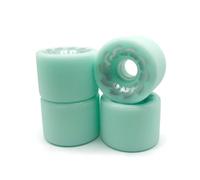 QSTDGVPW 4 Pièces Roues de Skateboard Surfskate Cruiser Longboard Robustesse en Polyuréthane Bon Grip Pratiques pour Sport en Plein Air Activité, Vert