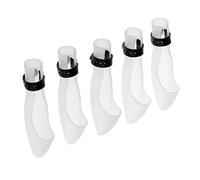 QSTDGVPW 5 Pièces Protection Embout Canne à Pêche Protège Tête Bâton Housse Pointe Canne Gaine Couvre Embout Plastique Compact Portable Adapté Cadeau, 7#