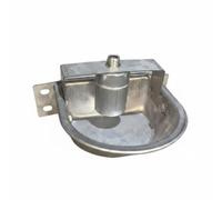 QSTDGVPW Abreuvoir Automatique Bétail Gamelle Récipient Eau Robuste INOX sans Rouille Entretien Simplifié Grâce au Trou d'Évacuation Adapté Alimentation des Animaux, Bassin en Fer À Cheval