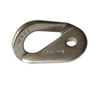 QSTDGVPW Ancrage d'escalade Plaquette D'Amarrage Support de Fixation en Acier Inoxydable Résistant à l'usure Adapté pour l'escalade en Salle E, M8