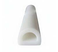 QSTDGVPW Bande d'Étanchéité Silicone Haute Température Strip Mousse Anti-collision Poussière Absorption Adaptée pour Atelier, Joint D Étanchéité En Silicone Semi-circulaire KX-03 8 6mm