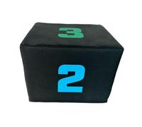 QSTDGVPW Boîte de Saut D'agilité, Polyvalente, Disponible en Différentes Tailles, 3 en 1 pour Un Entraînement Physique Optimal.