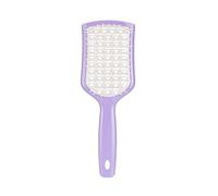 QSTDGVPW Brosse Démêlante Cheveux Crépus Épais Longs Glisse Sans Tiraillement Aérée pour Séchage Rapide Adaptée pour Foyer Déplacement Entretien Capillaire Rou, violet