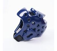 QSTDGVPW Casque de Protection Casque d'Entraînement Arts Martiaux Polyuréthane Rembourré Réglable Sécurité pour Adultes et Enfants Formation Cours d'arts Martiaux, Bleu, M