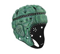 QSTDGVPW Casque de Rugby pour Enfants avec Rembourrage Souple, Réglable, Conçu pour Le Football et Le Rugby, Matériau Respirant et Absorbant Les Chocs, Vert