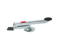 QSTDGVPW Door Installation Aid Assistant Réglage de Porte Outil de Levage Manuel Base Antidérapante Poignée Contrôle Précis, Argent, Pédale De Levage De Porte Couleur Originale - Joint Rouge
