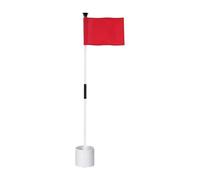 QSTDGVPW Drapeau de Golf Ensemble de Putting avec Tige et Coupe de Trou pour 'Entraînement en Tissu Imperméable Adapté pour Le Bureau et Le Jardin, 1 Jeu