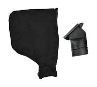 QSTDGVPW Dust Cover Sac Anti-poussière Remplaçable pour Mitre avec Fermeture Éclair et Support Fil Fabriqué En Nylon pour Capturer La Sciure Adapté pour L, avec connecteur