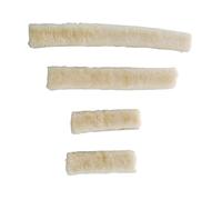 QSTDGVPW Ensemble de pour Muserolle de Licol - Accessoires D'entraînement pour Chevaux - Protection Rembourrée et Douce, Beige