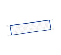 QSTDGVPW Filet de Volley-Ball Remplacement Rapide Pliable en Polyester Fournissant Longévité avec Sac de Transport Adapté Aux Sports Piscine et Divertissements, Net Uniquement