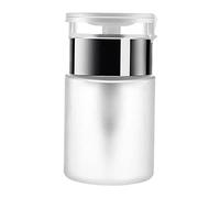 QSTDGVPW Flacon Distributeur Démaquillant Récipient Pompe Vide Transparent En Plastique Hermétique Adapté pour Nettoyage Ongles Maquillage Rangement Domicile, 50 ml
