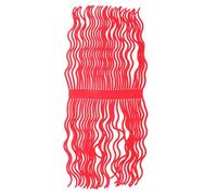 QSTDGVPW Fly Tying Worm Body Body Corps Accessoires Fabrication Leurres Lien Mouches Plastique Souple Convient à La Pêche Sportive B, Rouge, 11cm