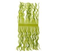 QSTDGVPW Fly Tying Worm Body Body Corps Accessoires Fabrication Leurres Lien Mouches Plastique Souple Convient à La Pêche Sportive B, Vert, 11cm